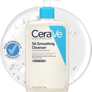 CeraVe SA Smoothing Cleanser with Salicylic Acid for Dry, Rough & Bumpy Skin 473ml