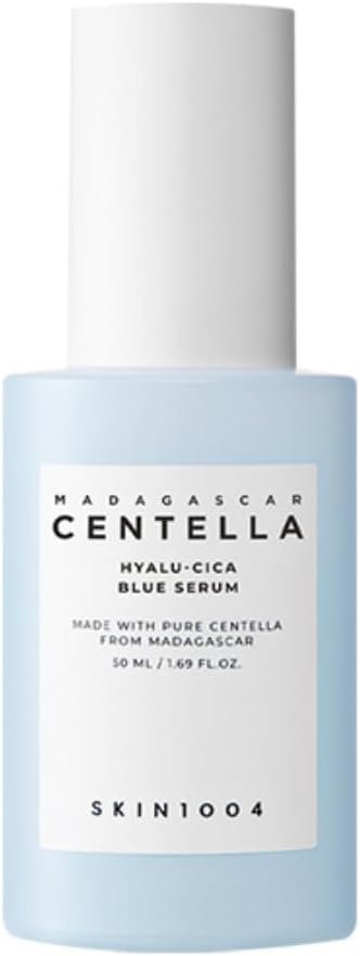 SKIN 1004 Madagascar Centella Hyalu-Cica Blue Serum 1.69 FL.OZ | Skin brightening, hydrating, anti-aging and dark spot remover Korean Facial Serum with Hyaluronic Acid, Niacinamide, Centella Asiatica…
