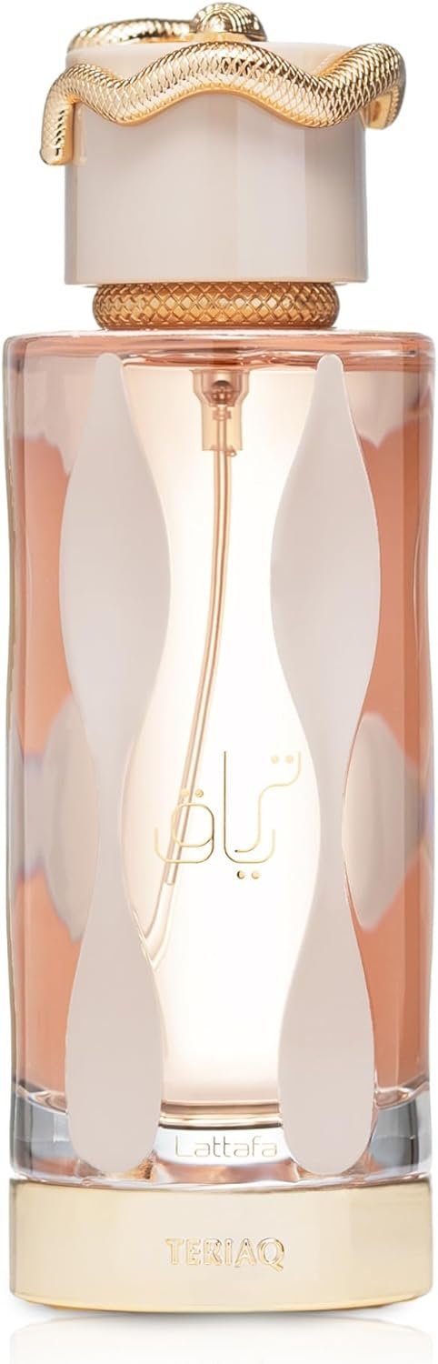 Teriaq by Quentin Bisch for Lattafa Perfumes Unisex Eau De Parfum Spray 3.4 Ounce-Caramel Bitter Almond Vanilla Notes - Long-lasting Fragrance for Men and Women Designer Creation from Grasse